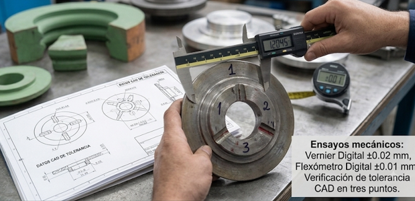 Tests on mold components